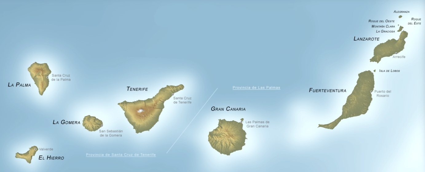 Karta Gran Canaria