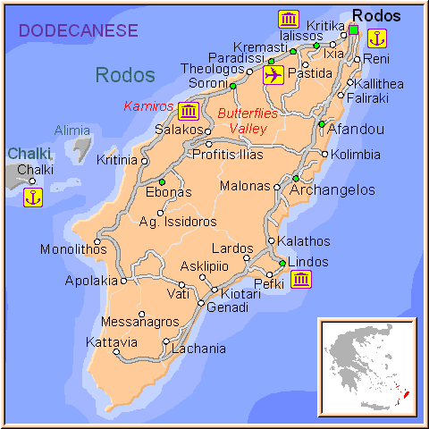 Mapa Rodosa